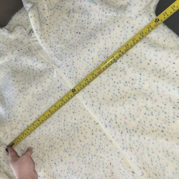 New J Crew Flecked Sherpa Zip Jacket XL - Picture 10 of 12